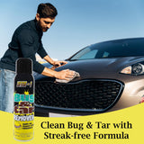 Lifter-1 Bug and Tar Remover for Cars, Trucks, RVs, and SUVs, Fresh Citrus Spray for Stuck On Grime, Clean Auto Detailing Accessory, Streak Free Shine, Safe on Exterior Paint – Pack of 1