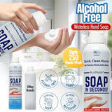 Rock Doctor Foaming Hand Soap In Seconds, 3 Pack, Spray Bottle Dispenser, Fresh Scent, No Rinse Alcohol Free Sanitizer, Gentle on Soft Skin, Home, Work, and School
