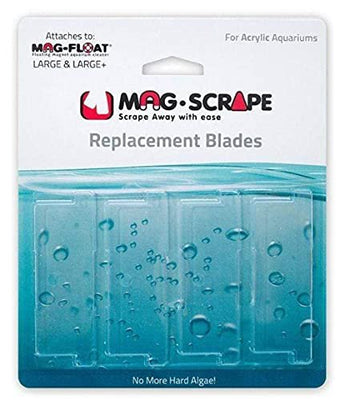 Gulfstream Tropical 49100411: Mag-Float Replacement Blades for Acrylic Aquariums, Lg/Lg+ 4Ct