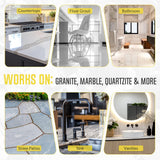 Rock Doctor Granite Sealer for Marble, Stone, and Tile Countertops, Streak-Free Finish with Stain Resistant Moisture Protection, Interior and Exterior Use, Pack of 1