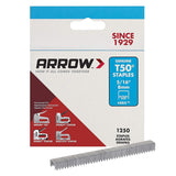 Arrow 505 Genuine T50 5/16-Inch Staples, Pack of 3