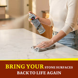 Rock Doctor Granite Polish Spray and Surface,18 oz. Can Polish Tile, Marble, Kitchen Countertop, and Natural Stone Surfaces, Streak-Free Shine