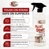 Rock Doctor Rust Stain Remover Spray - Professional-Strength 24oz- Instantly Dissolves Rust & Metal Stains on Sinks, Toilets, Bathtubs, Fabric, Carpet, Appliances, Lime & Rust Removers