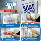 Rock Doctor Foaming Hand Soap In Seconds, 3 Pack, Spray Bottle Dispenser, Fresh Scent, No Rinse Alcohol Free Sanitizer, Gentle on Soft Skin, Home, Work, and School