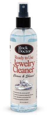 Rock Doctor Ultrasonic Jewelry Cleaner Concentrate – Gentle Solution for Diamonds, Gold, Silver, Pearls, & Precious Stones – Restores Sparkle & Shine – 8 oz