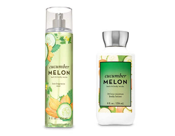Bath & Body Works Cucumber Melon Mist & Cucumber Melon Lotion Gift Set