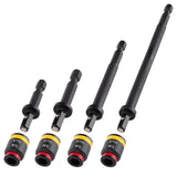 Malco C-RHEX MSHC 1/4" & 5/16" SAE Cleanable, Reversible, Magnetic Hex Chuck Driver| Bit-Tip & Zip-in Driver Bit | Magnetic Flip Bit Driver, Flip Socket Driver