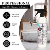 Rock Doctor Marble Shower Cleaner Spray, Marble Cleaner, Granite Cleaner, Quartz, Ceramic & Stone Cleaner | Soap Scum & Hard Water Stain Remover, 24.oz Pack of 1