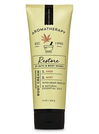 Bath and Body Works Body Care Aromatherapy Moisturizing Body Cream w/Essential Oils - 8 oz Many Scents