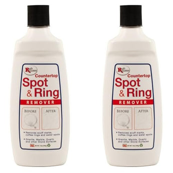 Rock Doctor Spot & Ring Remover, Works on Granite, Marble, Countertop & Quartz, Hard Water Mark & Spot Remover, Remove Coffee & Scuff Mark, 14 oz. Pack of 2