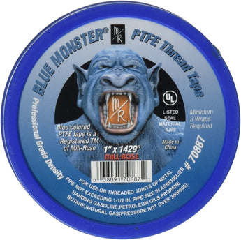 Millrose Blue Mill-Rose 70887 Monster PTFE Pipe Thread Sealant Tape, 1-Inch x 1429-Inches