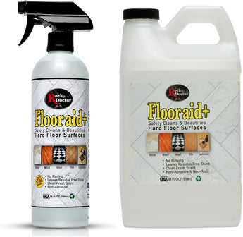 Rock Doctor Multi-Surface Cleaner Combo Pack 64oz and 24oz for Hard Floor Surfaces, Cleans Vinyl, Ceramic Tile, Stone, Laminate, and Hardwood Flooring
