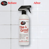 Rock Doctor Natural Tile and Grout Cleaner with brush, Remove Stains Dirt, Oil, and Soap Scum, Heavy Duty Non-Abrasive Tile Cleaner, Natural Formula, Pack of 1