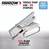 Heavy Duty P22 Staples for Use with Plier-Type Paper and Bag Staplers in Restaurants, Offices, Classrooms, 5050-Pack