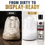 Rock Doctor Shoe Cleaner Solution with Brush, Sneaker Cleaner & Suede Shoe Cleaner for Leather, Mesh, Canvas, Tennis Shoes, Boots & White Sneakers - Liquid Footwear Care Formula, 8 fl oz / 237 ml