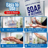 Rock Doctor Foaming Hand Soap In Seconds, 2 Pack, Spray Bottle Dispenser, Fresh Scent, No Rinse Alcohol Free Sanitizer, Gentle on Soft Skin, Home, Work, and School