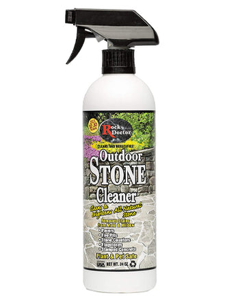 Rock Doctor Outdoor Stone Cleaner-cleans and Brightens All Natural Stone, Pet and Plant Safe, 24 Ounce