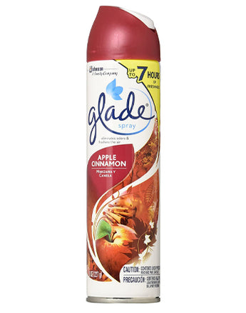 Glade Aerosol Spray Air Freshener Apple Cinnamon Pack of 3