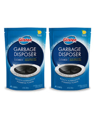 Glisten DP06N-PB Garbage Disposer Foaming Cleaner, Lemon Scent, 2-Pack (8 Uses), 2 Pack, Blue, 9 Ounce