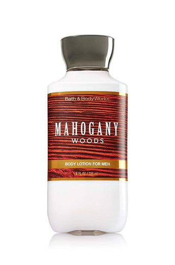 Bath and Body Works Mens Body Lotion Mahogany Woods 8 Ounce Full Size