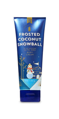 Bath and Body Works Frosted Coconut Snowball Ultra Shea Body Cream 8 Oz