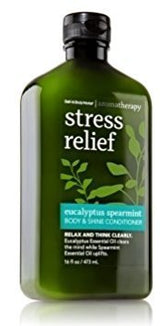 Bath and Body Works Eucalyptus Spearmint Body and Shine Shampoo and Conditioner Set 16 Ounce Each
