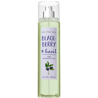Bath and Body Works Blackberry Basil Fine Fragrance Mist 8 Fluid Ounce 2018 Edition