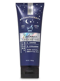 Bath & Body Works Aromatherapy Balance Moisturizing Body Cream with Natural Essential Oils Juniper & Coriander 8 oz / 226 g