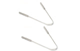 Tongue Scraper Cleaner (2 Pack) For Daily Oral Hygiene - Plastic Free Antibacterial Copper Metal - Dentist Recommended For Dental Hygiene & Fresh Breath By Absolute Ayurvedic