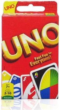 UNO Card Game, Basic Pack, Red