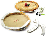 Norpro 3270 Pie Crust Shields, Adjustable, Silver
