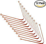 Tongue Scraper Cleaner (2 Pack) For Daily Oral Hygiene - Plastic Free Antibacterial Copper Metal - Dentist Recommended For Dental Hygiene & Fresh Breath By Absolute Ayurvedic