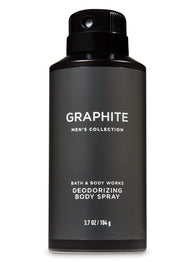 Bath & Body Works Graphite Men's Deodorizing Body Spray, 3.7 Fl Oz