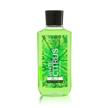 Bath Body Works White Citrus 10.0 oz 2 in 1 Hair Body Wash