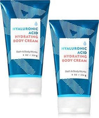Bath and Body Works 2 Pack Water Hyaluronic Acid Hydrating Body Cream.8 Oz