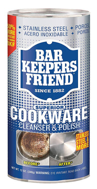 Bar Keepers Friend Superior Cookware Cleanser & Polish | 12-Ounces | 1-Unit