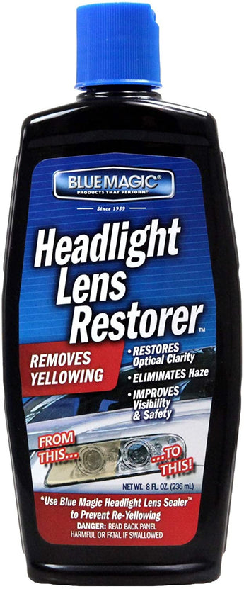 Blue Magic 725CD-06 Headlight Lens Restorer - 8 oz.