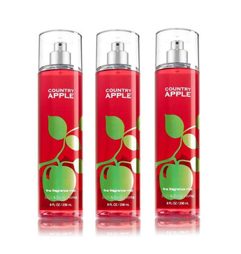 Bath & Body Works Country Apple Fine Fragrance Mist - Pack of 3