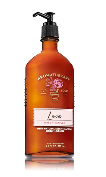 Bath & Body Works Aromatherapy Love Rose & Vanilla Duo Body Lotion (6.5 Fl Oz)