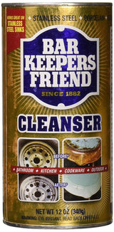 Bar Keepers Friend Cleanser and Polish, 12-Ounces (2-Pack)