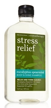Bath and Body Works Eucalyptus Spearmint Body and Shine Shampoo and Conditioner Set 16 Ounce Each