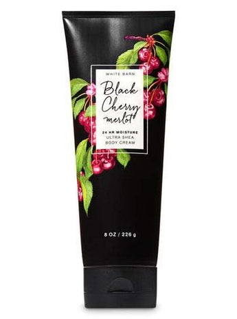Bath and Body Works BLACK CHERRY MERLOT Ultra Shea Body Cream- Full Size