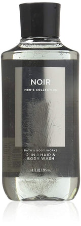 Bath & Body Works, Signature Collection 2-in-1 Hair + Body Wash, Noir For Men, 10 Ounce