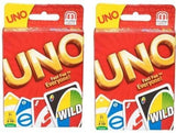 Mattel 4347154784 Uno Card Game 2 Pack, Red