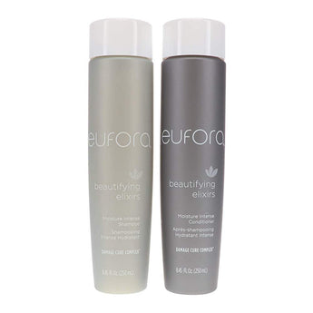 Eufora Beautifying Elixirs Moisture Intense Shampoo and Conditioner, 8.5 Ounce