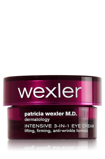 Patricia Wexler M.D. Dermatology Intensive 3-in-1 Eye Cream. Lifting, Firming, Anti-Wrinkle Formula, 0.5 Ounce