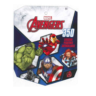 Marvel Avengers Sticker Book for Kids, featured Incredible Hulk, Captain America, Iron Man, Thor, Black Widow, Hawkeye (over 350 stickers)-1 PACK
