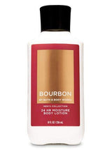 BATH AND BODY WORKS, GIFT SET BOURBON FOR MEN - BODY LOTION AND DEODORIZING BODY SPRAY- FULL SIZE