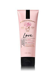 Bath and Body Works Aromatherapy Love Rose Vanilla Body Cream 8 Ounce
