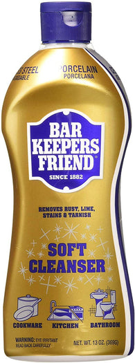 Bar Keepers Friend Soft Cleanser Premixed Formula | 13 Oz | (2 Pack)